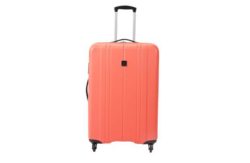 Revelation Santorini Large Hard 4 Wheel Suitcase - Coral.